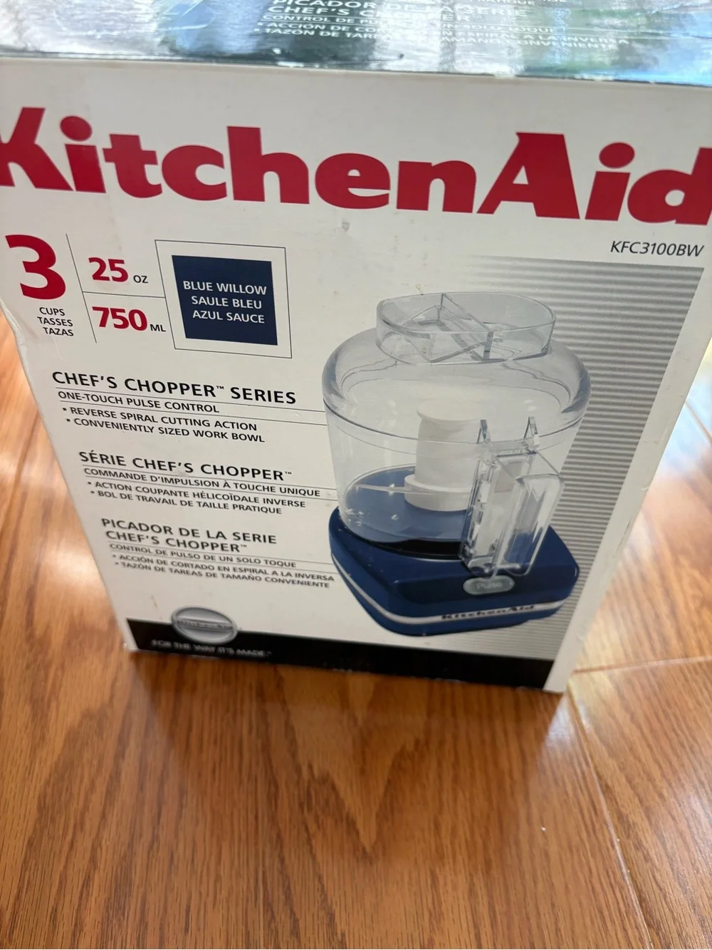 KitchenAid 3 Cup Food Chopper in Blue